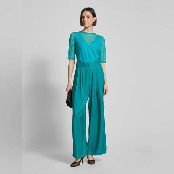 Ted Baker Krissi High Waist Wide Leg Pants, size Ted “3” (US 8) - Picture 1 of 13